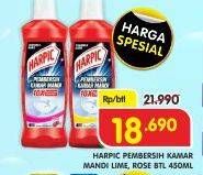 Promo Harga HARPIC Pembersih Kamar Mandi Lime, Rose 450 ml - Superindo
