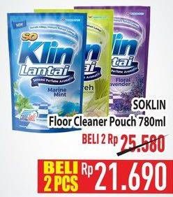 Promo Harga So Klin Pembersih Lantai 780 ml - Hypermart