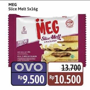 Promo Harga MEG Cheddar Slice Melt 80 gr - Alfamidi