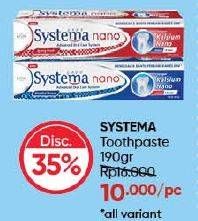 Promo Harga Systema Toothpaste All Variants 190 gr - Guardian