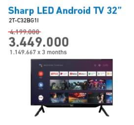 Promo Harga SHARP 2T-C32BG1 | LED TV 32 inch  - Electronic City