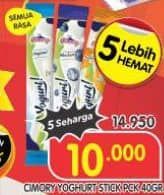 Promo Harga Cimory Yogurt Stick All Variants 40 gr - Superindo