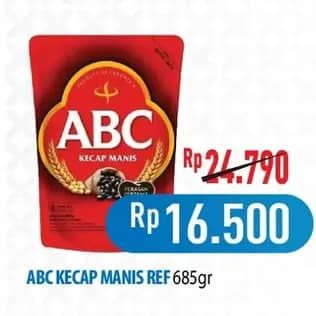 Promo Harga ABC Kecap Manis 685 ml - Hypermart