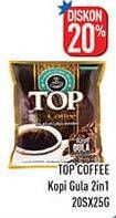 Promo Harga Top Coffee Kopi Gula per 20 sachet 25 gr - Hypermart
