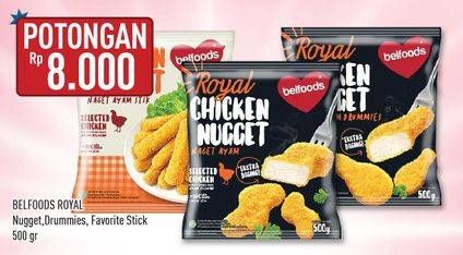 Promo Harga BELFOODS Royal Nugget 500 gr - Hypermart