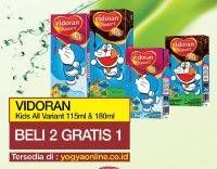 Promo Harga VIDORAN Xmart UHT All Variants 115 ml - Yogya