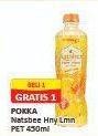 Promo Harga Pokka Natsbee Drink Honey Lemon 450 ml - Alfamart