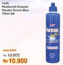 Promo Harga YURI PORSTEX Regular Pembersih Toilet Ocean Blue 700 ml - Indomaret