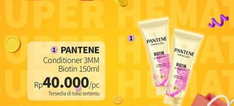 Promo Harga Pantene Conditioner Miracle Biotin Strength 150 ml - Guardian