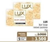 Promo Harga LUX Botanical Bar Soap Velvet Jasmine 75 gr - Lotte Grosir