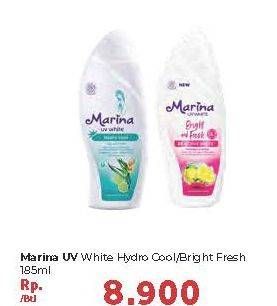 Promo Harga MARINA Hand Body Lotion Hydro Cool, Bright Fresh 185 ml - Carrefour