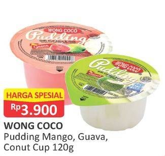 Promo Harga WONG COCO Pudding Mangga, Guava, Coconut 120 gr - Alfamart