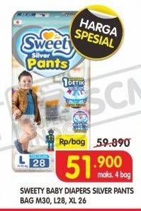 Promo Harga Sweety Silver Pants M30, L28, XL26  - Superindo