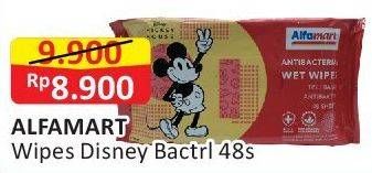 Promo Harga Alfamart Tisu Basah Disney 48 sheet - Alfamart