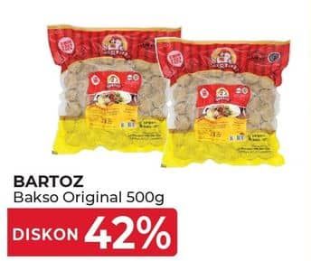 Promo Harga Bartoz Bakso Original 500 gr - Yogya