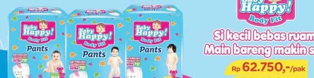 Promo Harga Baby Happy Body Fit Pants M48, L42 42 pcs - TIP TOP