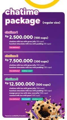 Promo Harga Chatime Package  - Chatime