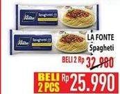 Promo Harga La Fonte Spaghetti 225 gr - Hypermart