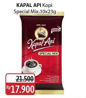 Promo Harga Kapal Api Kopi Bubuk Special Mix All Variants per 10 sachet 23 gr - Alfamidi