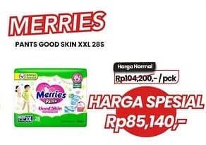 Promo Harga Merries Pants Good Skin XXL28 28 pcs - Carrefour