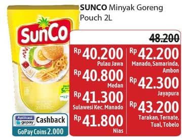 Promo Harga Sunco Minyak Goreng 2000 ml - Alfamidi