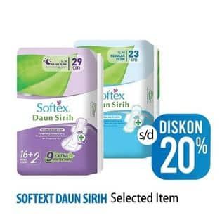 Promo Harga Softex Daun Sirih  - Hypermart