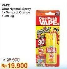 Promo Harga FUMAKILLA VAPE One Push Orange 30 Hari 10 ml - Indomaret