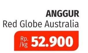 Promo Harga Anggur Red Globe Australia  - Lotte Grosir