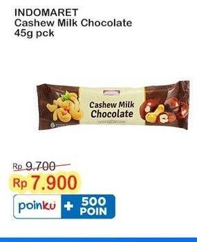 Promo Harga Indomaret Cashew Milk Chocolate 45 gr - Indomaret