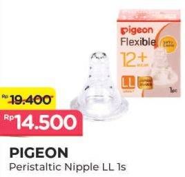 Promo Harga Pigeon Peristaltic Plus Nipple LL 1 pcs - Alfamart