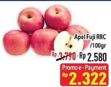 Promo Harga Apel Fuji RRC per 100 gr - Hypermart