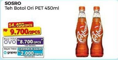 Promo Harga Sosro Teh Botol Original 450 ml - Alfamart