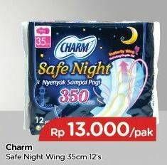 Promo Harga Charm Safe Night Wing 35cm 12 pcs - TIP TOP