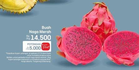 Promo Harga Buah Naga Merah  - LotteMart