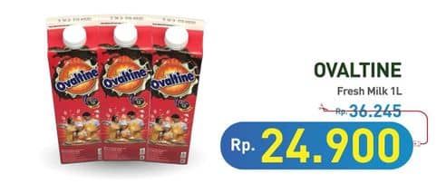 Promo Harga Ovaltine Fresh Milk 1000 ml - Hypermart