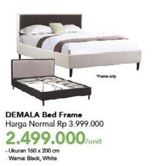 Promo Harga Bed Frame Demala 160x200cm  - Carrefour