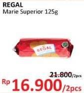 Promo Harga REGAL Marie Superior per 2 pouch 125 gr - Alfamidi