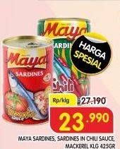 Promo Harga Maya Sardines/Mackerel  - Superindo