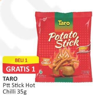 Promo Harga TARO Potato Stick Hot Chilly 35 gr - Alfamart