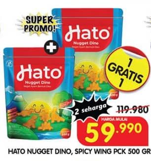 Promo Harga Hato Nugget/Spicy Wing  - Superindo