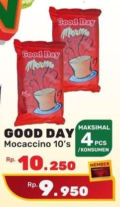 Promo Harga Good Day Instant Coffee 3 in 1 10 sachet - Yogya