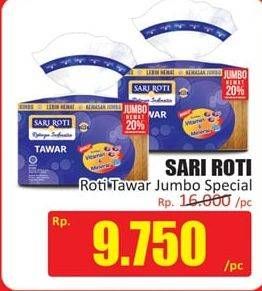 Promo Harga SARI ROTI Tawar Spesial 555 gr - Hari Hari