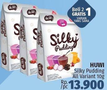 Promo Harga HUWI Silky Pudding All Variants 100 gr - LotteMart