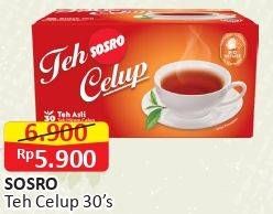 Promo Harga Sosro Teh Celup 30 pcs - Alfamart