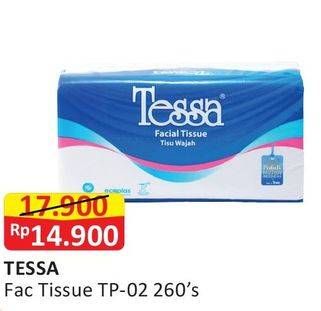 Promo Harga TESSA Facial Tissue TP02 260 pcs - Alfamart
