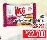Promo Harga MEG Cheddar Slice Melt 160 gr - Hypermart
