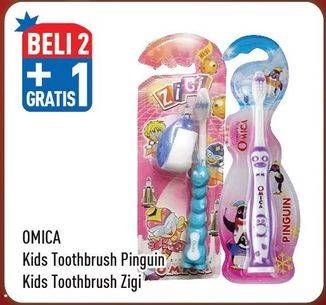 Promo Harga OMICA Toothbrush Pinguin, Zigi  - Hypermart
