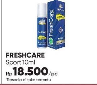 Promo Harga Fresh Care Minyak Angin Aromatherapy Sports 10 ml - Guardian