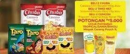 Promo Harga Chuba Cassava Chips/Taro Net/Cem-cem Pop Corn   - Alfamart
