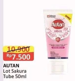 Promo Harga Autan Lotion Anti Nyamuk Sakura 50 ml - Alfamart